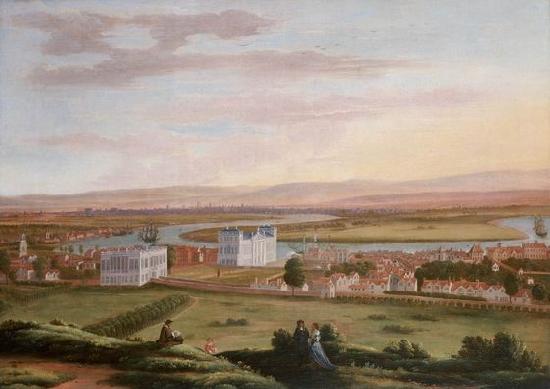  A View of Greenwich and the Queen s House from the South-East by Hendrick Danckerts